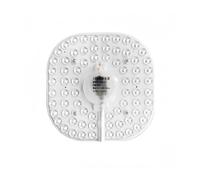 ShiZiChen Módulo de luz LED 220V 12W 18W 24W 36W luz blanca 6500K Luz de techo LED Mecha Disco de luz magnético Módulo de fuente de luz de repuesto Luz SMD(Square,36W 180MM)