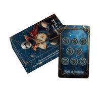 shjxi Baraja de oráculo Espiritual, Tarjetas de coleccionables, Juego de adivinación de intuición, Kit de Lectura Diaria de 78 Piezas, práctica de oración en Diario de meditación, Equipo de entreten