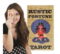 shjxi Beginner Tarot Deck, 80-Piece Uncommon Cards, English Divination Set, Fortune Telling Tools, Spiritual Guidance, Meditation Aid, Expert-Level Reading, Personal Insight, Gift for Starters