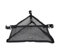 shjxi Bolsa de Almacenamiento para Mesa de Camping, Bolsa de Almacenamiento de Malla Debajo de la Mesa, diseño Triangular, Color Negro, Ligera para mochileros y Viajes de, 9.4 x 7.4 x 3.94
