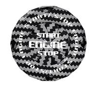 shjxi Car Push Start Button Cover | Carbon Fiber Decorative | Anti Scratch Start Button Cover | for Drivers Enthusiasts Auto Detailers Daily Driving Preventative Maintenance