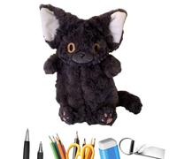 shjxi Cat Pencil Box | Cute Animal Pencil Case | Plush Pencil Bag | Large Pencil Pouch Cat Pencil Case Animal-Shaped Pencil Box Cat Lover Pencil Case with Zipper Pencil Case for