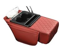 shjxi Center Console Cover, Car Armrest Organizer, Cup and Phone Holder, Multifunctional Cushion Protector, Interior Accessory for Armrest Box, Driving Comfort, Daily Use, Travel