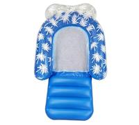 shjxi Colchoneta inflable para relajar el agua, cama de apoyo para piernas flotante, de confort, soporte para descanso, equipo de ocio para lago, jardín, patio trasero, , río al aire libre