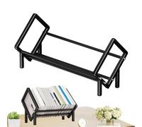 shjxi Desktop Bookshelf | Desktop Storage Book | Fixed Artifact Dormitory Book | Clip Storage Rack Reading Bookshelf File Storage Rack 40cm Book Organizer Tilting Tabletop Bookshelf Carbon Steel