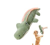 shjxi Dog Plush Toys, Stuffed Crocodile Toy for Dogs, Teething Bite-Resistant Plush Animal, Cute Pet Supplies for Keeping Pets Busy, Interactive Dog Chew Toy