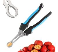 shjxi Eliminador de huesos de cereza y deshuesador de cerezas - Deshuesador de espinos y cortador de acero inoxidable de diseño ergonómico, eliminador de piedras de cereza - para, fresas, dátiles