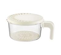 shjxi Fruit Washing Basket - Kitchen Fresh Keeping Container, Fruit Washing Bowl with Drainage, Food Prep Organizer with Lid, Produce Storage Basket, Household Kitchen Tool for Home Picnic Camping