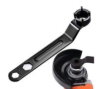 shjxi Grinder Wrench Tool, Four-Claw Spanner, Anti-Slip Adjustment Device, Ergonomic Handle Accessory, Ideal for Construction, Pipe Fitting, Metalwork, Electrical Installation Tasks