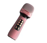 shjxi Karaoke Microphones, Wireless Karaoke Microphones, Singing Microphone, Handheld Mic with Led Lights, Small Phone Microphone for Recording, Kids Party and Entertainment