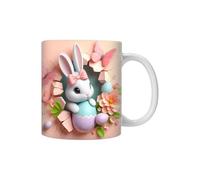 shjxi Lindas tazas de café - 350 ml taza de cerámica taza de agua de Pascua con diseño para el hogar, dormitorio, sala de estar, cocina, mesa de comedor, accesorios para oficina, apartamento