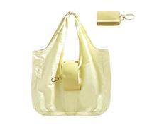 shjxi Llavero bolsa reutilizable grande bolso para | Bolsa de la compra plegable para mujer, para mamá, niña, profesora, oficina, uso diario, compras, fitness