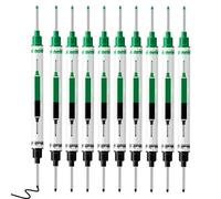 shjxi Long Nib Marker, Deep Hole Ink Pen, Carpenter Waterproof Marker, Precision Industrial Tool, Heavy Duty Layout Pen for Construction Woodworking Carpentry Painting Framing Welding Automotive Use