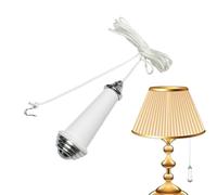 shjxi Overhead Pull Chain Controller, Premium Nylon Cord Fan Fixtures, Innovative Adjustable Chain Mechanism, Chrome Finished Design for Home, Study Room, and Hotel Interiors