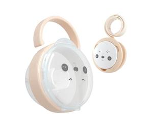 shjxi Pacifier Holder, Panda Themed Chain Box Set, Dustproof Cover Included, Compact Travel Case, BPA Silicone Material, 13 cm Size, Excellent for Boys, Girls, Outdoor Adventures