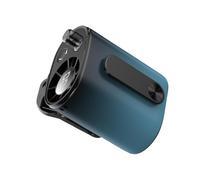 shjxi Portable Car Fan, 100 Speed Cooling, Led Display Clip on Air Fan, 360 Degree Rotation Circulator Mini Cooling Gadget for Home Bedroom Stroller Cart Camping Hiking Fishing Beach Trip Use