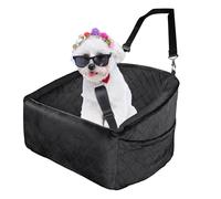 shjxi Puppy Car Seat Nest - Pet Automotive Cushion, Dog & Cat Chair for Travel Comfort, Road Trip, Camping & Outdoor Adventures, Commuting, RV & SUV Compatible, Sedan Friendly
