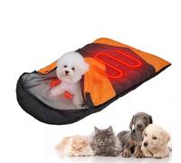 shjxi Saco de dormir con manta para perro, mochila de calefacción más cálida, saco de dormir para perro, cama térmica para perros para clima frío, camping, senderismo y aventuras al aire libre, diseño