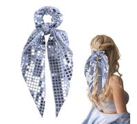 shjxi Scrunchies con Lentejuelas para el Pelo | Coletero Brillante | Bandas Para Cabello Y Muñeca - para Mujeres, Damas, Bailarinas, Artistas, Vacaciones, Gimnasio, Entrenamiento, Yoga, Clase,