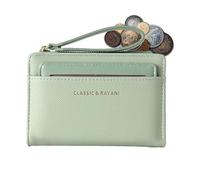 shjxi Short Zipper Wallet Lanyard | Compact Money Wallet Lanyard | Large Capacity Card Wallet Zipper | Coin Storage Short Wallet Lightweight Short Zipper Wallet Compact Wallet with Zipper and Lanyard