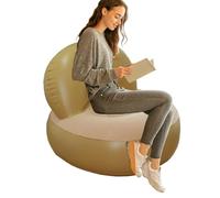 shjxi Sofá inflable, tumbona portátil con bomba de aire, muebles de camping de aire, accesorios de viaje, silla inflable para exteriores e interiores