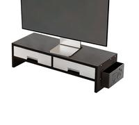 shjxi Soporte para monitor - Doble cajón Soporte ergonómico, soporte para pantalla para ordenador, para oficina en casa, estudio, dormitorio, habitación, escritorio, , interior