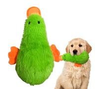 shjxi Squeaky Duck for Dogs, Stuffed Plush Chew Toy, Wear-Resistant Design, Interactive Play, Soft & Safe, for Small Pets, Puppy Training, Gift for Pet Lovers