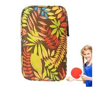 shjxi Table Tennis Paddle Case, Racket Protective Cover, Portable Tenis Storage Bag, Excellent Carrying Protection, Secure Zipper Closure for Travel, Sports, and Tournament Use