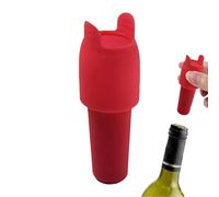 shjxi Tapón de vino de silicona, hermético, resistente al calor, cierre múltiple | Cierres de vino | Para vino espumoso, bar, cocina, calcetines de Navidad, ideas de regalo, mujeres, hombres, cerveza