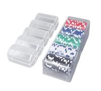 shjxi Texas Holdem Poker Set, Poker Set, Poker Chips Set, Professional Poker Chips Set, Poker Chips with Aluminum Case, Professional Poker Chips Set for Texas Hold'em Blackjack Card Club