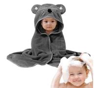 shjxi Toallas de bebé con capucha,Toallas de bebé con capucha , | Toalla de baño pequeña lavable a máquina para los más pequeños y niñas. Regalos de ducha unisex con capucha