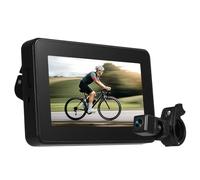 Shkalacar Cámara de Visión Trasera para Bicicleta con Pantalla 4,3" | Espejo para Manillar, Función de Visión Nocturna, Para Montaña y Carretera