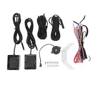 Shkalacar de Detección de Punto Ciego Coche 24 GHz IP67 a Prueba Agua con Alarma Audiovisual LED para Seguridad en el Carril, Alcance 25 M 12 V Universal BSD