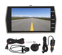 Shkalacar Grabadora de Conducción de Automóviles Pantalla Táctil IPS 4 Pulgadas Lente Dual Gran Angular 170 ° Cámara Tablero 1080P con Visión Nocturna Grabación en Bucle con