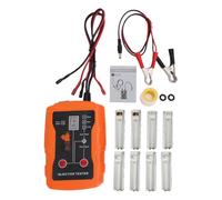 Shkalacar Probador de Inyectores de, 8 Adaptadores Limpieza 4 Modos Pulso 2 Inyectores Prueba Simultánea con Bloqueo Modo y Cables Silicona, para Motores d (Blanca)