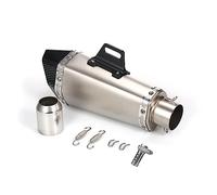 Shkalacar Silenciador de Escape Moto 38-51mm Universal, Tubos de Escape de 1,5 a 2 Pulgadas, Tubo de Cola de Repuesto Resistente a Altas Temperaturas para Motocicleta