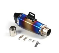 Shkalacar Silenciador de Escape Moto 38-51mm Universal, Tubos de Escape de 1,5 a 2 Pulgadas, Tubo de Cola de Repuesto Resistente a Altas Temperaturas para Motocicleta