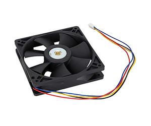 SHLF1212PHE - Ventilador de refrigeración industrial de 15, CC 12 V, 0,8 A, ventilador de refrigeración para computadora de 12 cm y 4 pines, enfriador de servidor de alto flujo de