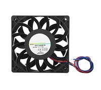 SHLF1224KBE - Ventilateur de refroidissement 36 DC24V 1,14 A 12 cm, ventilateur de refroidissement pour onduleur, haut débit d’air 226 CFM, ventilateur à double roulement à billes,