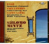 LALO: Symphony Espagnole [CD de audio] Shlomo Mintz (violin), Israel Philharmonic, Lalo and Zubin Mehta