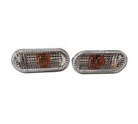 SHLPDFM Juego de 2 intermitentes laterales para VW Golf 4 Bora Lupo T5 Seat Arosa Ford (amarillo)