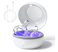 Shmain - Limpiador y esterilizador portátil para chupetes, caja esterilizadora recargable USB-C para viajes, ciclo de limpieza rápida de 3 minutos, chupete de bebé y estuche de limpieza de pezones de