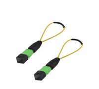 SHMKBDPF Adaptador de fibra MPO/MTP de 2 piezas, bucle de retorno hembra, monomodo, OM3 y OM4, anillo de núcleo 8/12/24(Single-mode 24 Cores)
