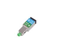 SHMKBDPF Adaptador de fibra óptica UPC SC FC macho a UPC SC FC hembra, atenuador de 0 dB, conector monomodo de 1200 nm a 1600 nm, 1/2/5 piezas(1PCS ASC-M to USC-F)