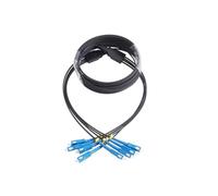 SHMKBDPF Cable de extensión de fibra óptica UPC 4 SC a 4 SC monomodo de 4 núcleos, puente de conversión for exteriores, cable de fibra óptica de 100 M/120 M(120M)