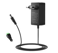 SHNITPWR Adaptador de fuente de alimentación de 24 V, 100/240 V CA/CC, 24 W, 1 A, universal, con 14 adaptadores para dispositivos electrónicos de 3V a 12V, para tablets, PC, tiras LED de máx. 1000 mA