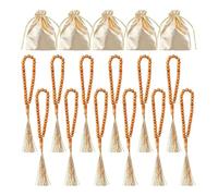Shntig 1 juego de pulseras de cuentas de madera natural budista sagrada textura suave para yoga, conciencia plena y vida pacífica espiritual