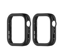 Shntig 2 fundas huecas con marco de cobertura media para reloj Fit 5, a prueba de arañazos, accesorio para reloj inteligente
