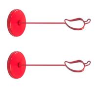 Shntig 2 soportes decorativos para números de mesa, con forma de pimienta, soporte de metal para tarjetas de nombre, notas, notas, fotos, notas