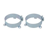 Shntig 2 uds 50mm 65mm 75mm 90mm película electrolítica Lata Condensador Abrazadera de Metal Tubo Enchufe Condensador Abrazadera de Montaje